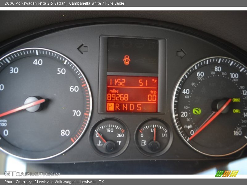 Campanella White / Pure Beige 2006 Volkswagen Jetta 2.5 Sedan
