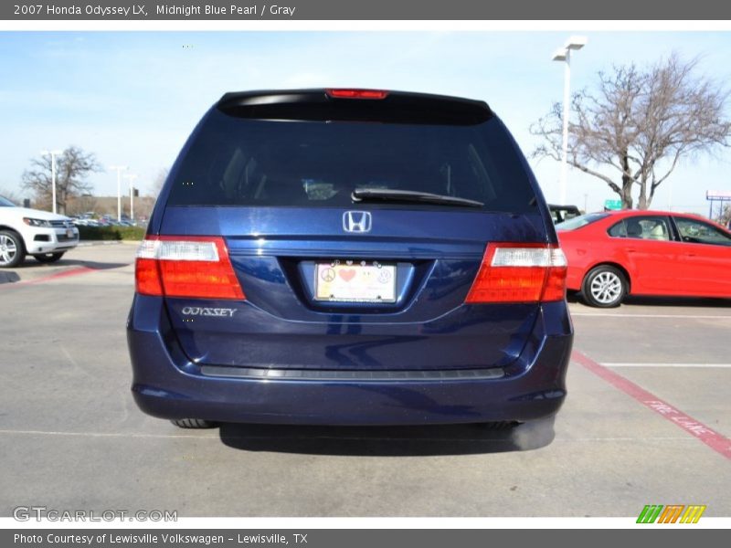 Midnight Blue Pearl / Gray 2007 Honda Odyssey LX