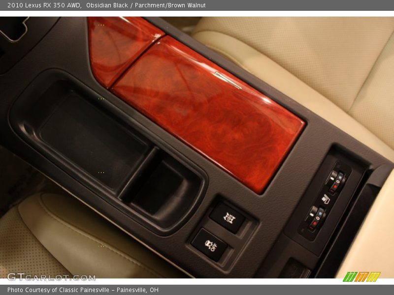 Obsidian Black / Parchment/Brown Walnut 2010 Lexus RX 350 AWD