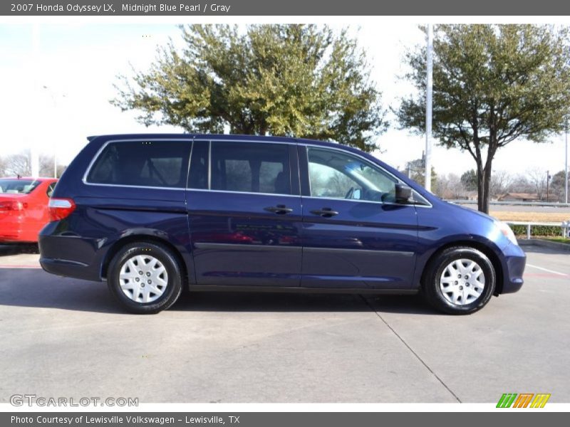 Midnight Blue Pearl / Gray 2007 Honda Odyssey LX