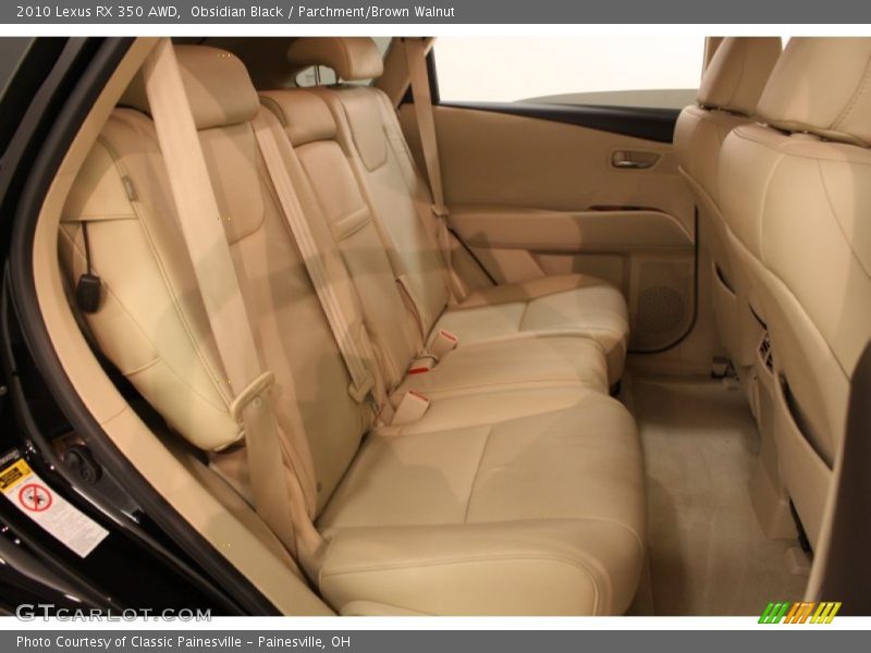 Obsidian Black / Parchment/Brown Walnut 2010 Lexus RX 350 AWD
