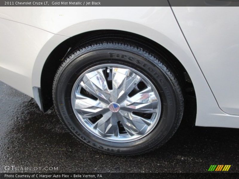 Gold Mist Metallic / Jet Black 2011 Chevrolet Cruze LT