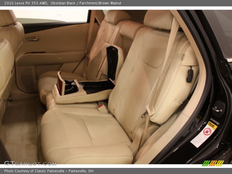 Obsidian Black / Parchment/Brown Walnut 2010 Lexus RX 350 AWD