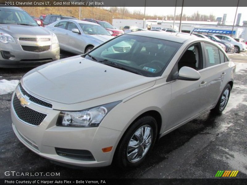 Gold Mist Metallic / Jet Black 2011 Chevrolet Cruze LT