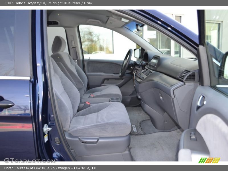 Midnight Blue Pearl / Gray 2007 Honda Odyssey LX