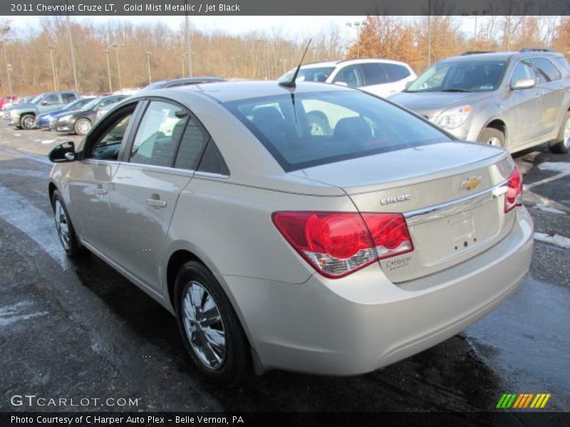 Gold Mist Metallic / Jet Black 2011 Chevrolet Cruze LT