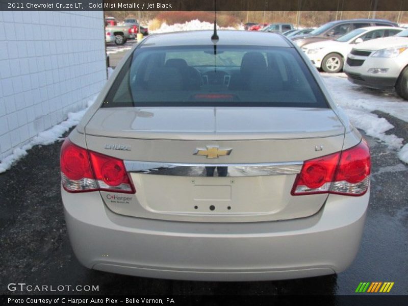 Gold Mist Metallic / Jet Black 2011 Chevrolet Cruze LT