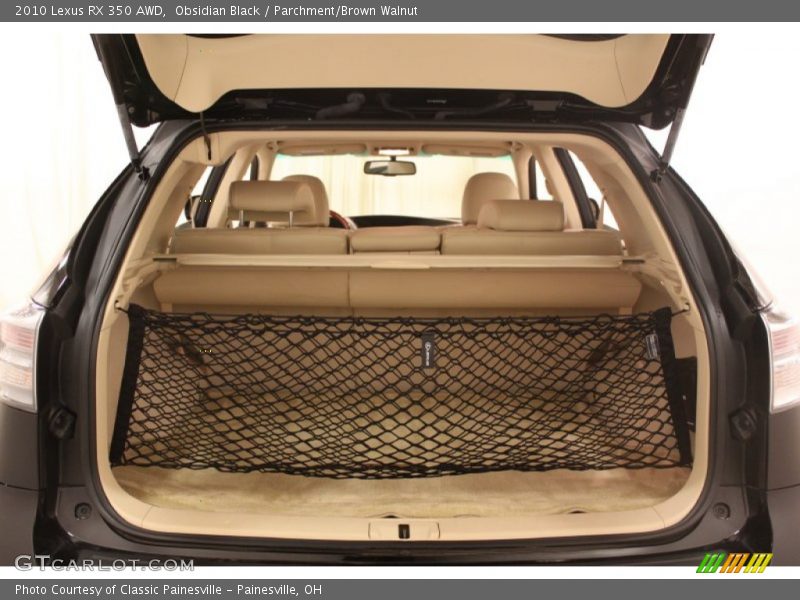 Obsidian Black / Parchment/Brown Walnut 2010 Lexus RX 350 AWD