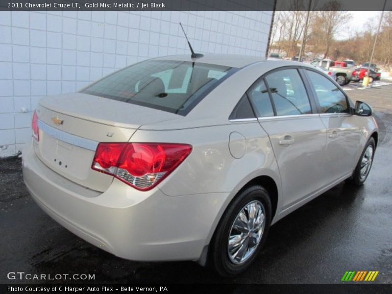 Gold Mist Metallic / Jet Black 2011 Chevrolet Cruze LT