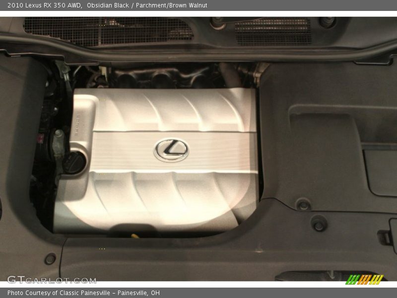 Obsidian Black / Parchment/Brown Walnut 2010 Lexus RX 350 AWD