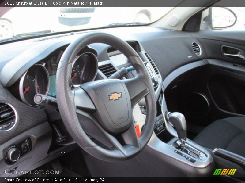 Gold Mist Metallic / Jet Black 2011 Chevrolet Cruze LT