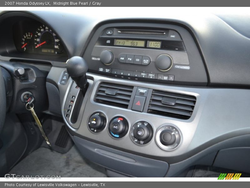 Midnight Blue Pearl / Gray 2007 Honda Odyssey LX