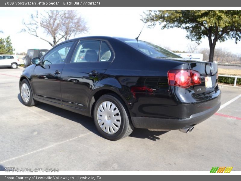 Black Uni / Anthracite 2009 Volkswagen Jetta S Sedan