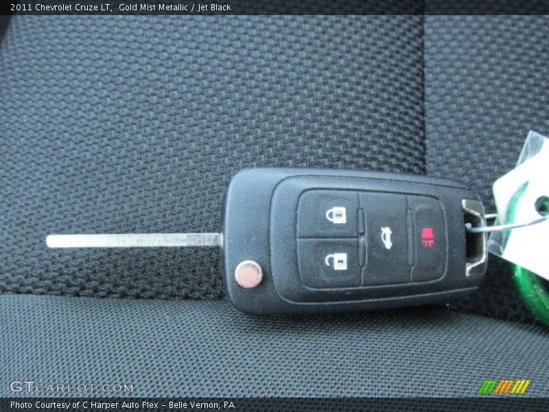 Gold Mist Metallic / Jet Black 2011 Chevrolet Cruze LT