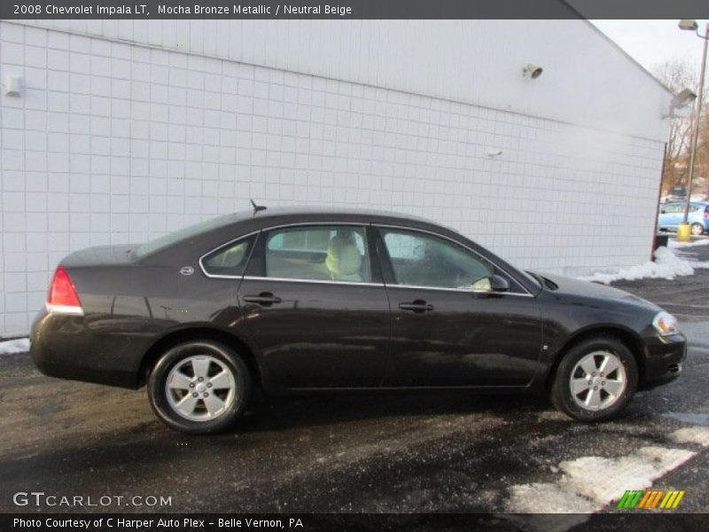Mocha Bronze Metallic / Neutral Beige 2008 Chevrolet Impala LT