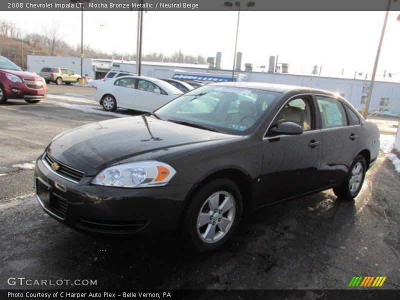 Mocha Bronze Metallic / Neutral Beige 2008 Chevrolet Impala LT