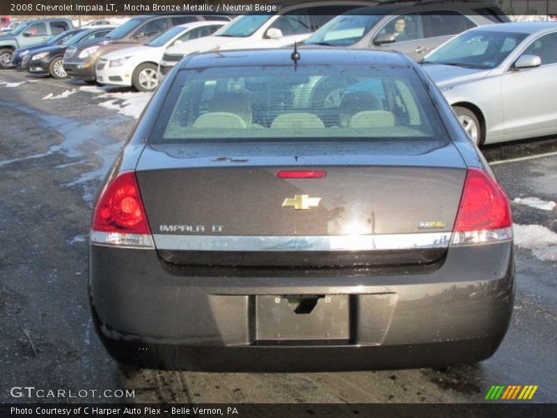 Mocha Bronze Metallic / Neutral Beige 2008 Chevrolet Impala LT