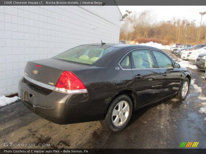 Mocha Bronze Metallic / Neutral Beige 2008 Chevrolet Impala LT