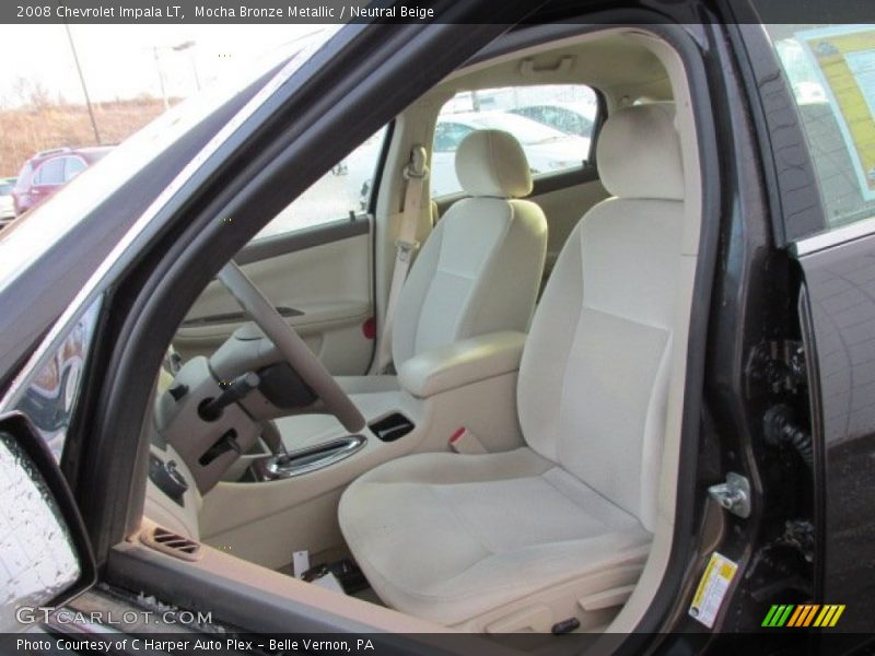 Mocha Bronze Metallic / Neutral Beige 2008 Chevrolet Impala LT