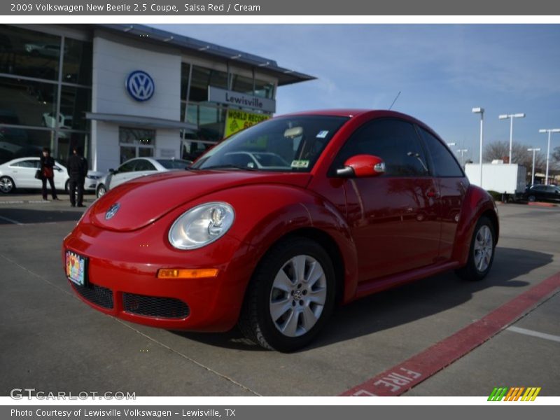 Salsa Red / Cream 2009 Volkswagen New Beetle 2.5 Coupe
