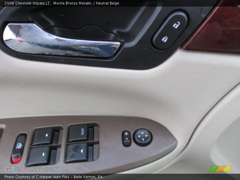 Mocha Bronze Metallic / Neutral Beige 2008 Chevrolet Impala LT