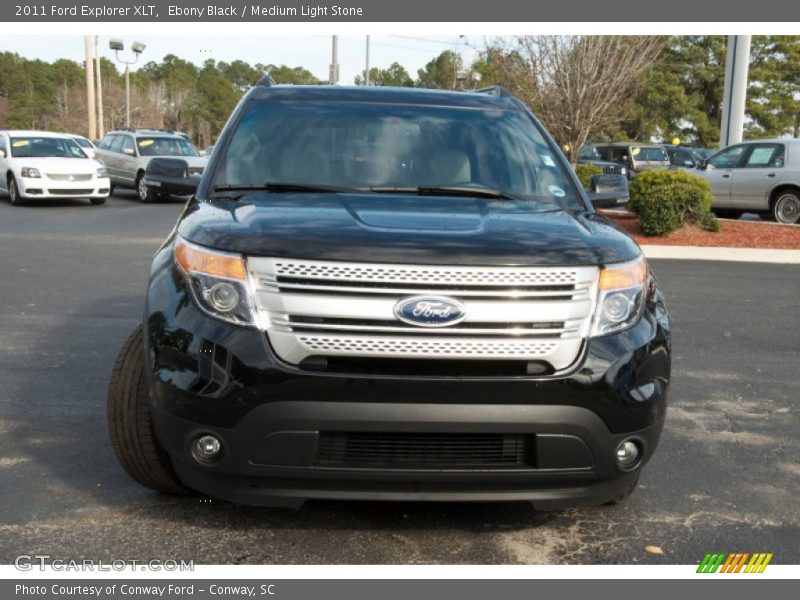 Ebony Black / Medium Light Stone 2011 Ford Explorer XLT