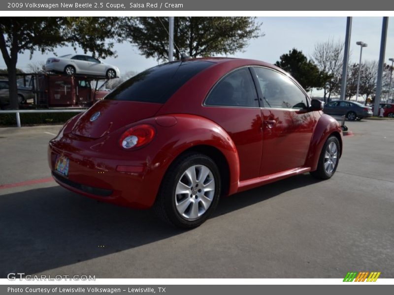 Salsa Red / Cream 2009 Volkswagen New Beetle 2.5 Coupe