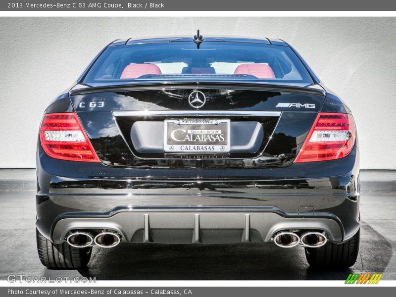 Black / Black 2013 Mercedes-Benz C 63 AMG Coupe