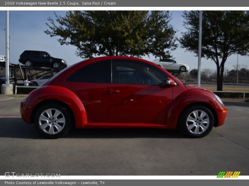 Salsa Red / Cream 2009 Volkswagen New Beetle 2.5 Coupe