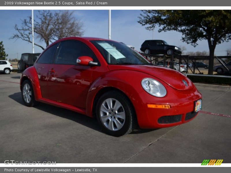 Salsa Red / Cream 2009 Volkswagen New Beetle 2.5 Coupe