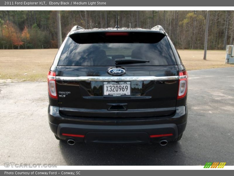Ebony Black / Medium Light Stone 2011 Ford Explorer XLT