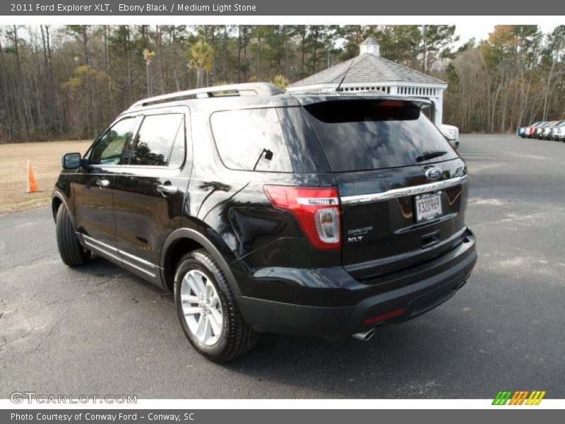 Ebony Black / Medium Light Stone 2011 Ford Explorer XLT