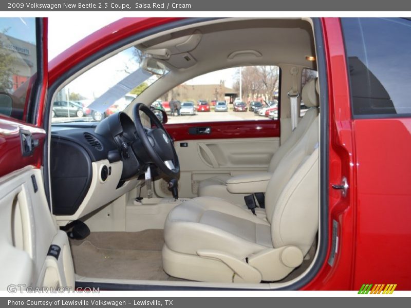 Salsa Red / Cream 2009 Volkswagen New Beetle 2.5 Coupe