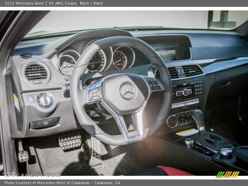 Black / Black 2013 Mercedes-Benz C 63 AMG Coupe
