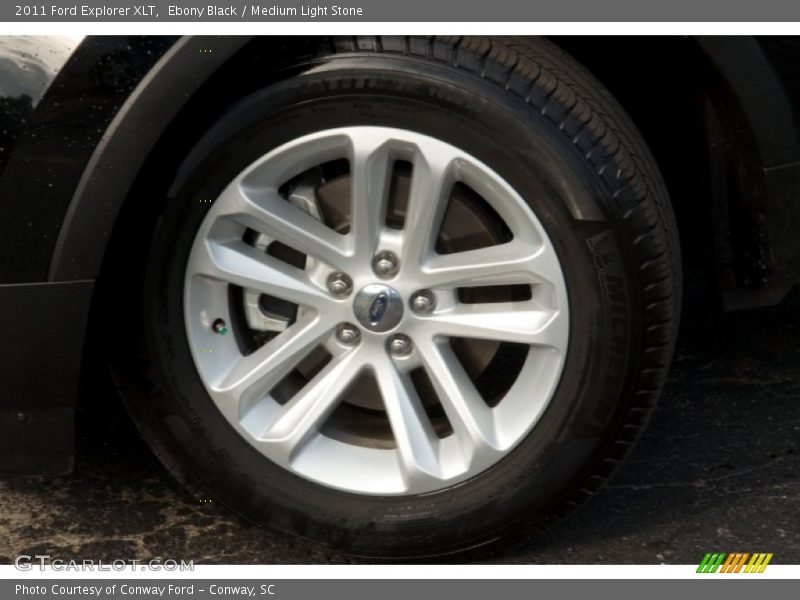 Ebony Black / Medium Light Stone 2011 Ford Explorer XLT