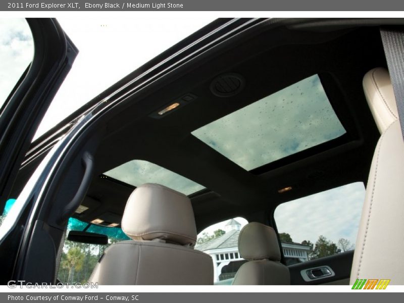 Ebony Black / Medium Light Stone 2011 Ford Explorer XLT