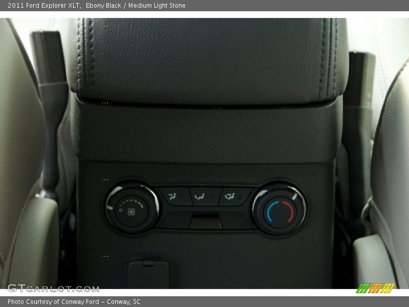Ebony Black / Medium Light Stone 2011 Ford Explorer XLT
