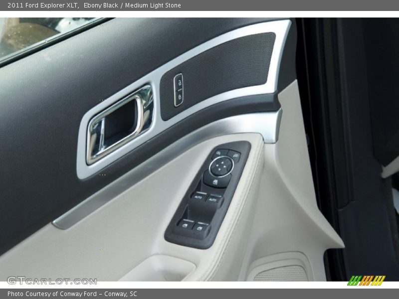 Ebony Black / Medium Light Stone 2011 Ford Explorer XLT