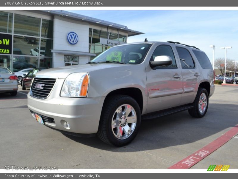 Silver Birch Metallic / Ebony Black 2007 GMC Yukon SLT
