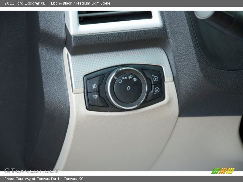 Ebony Black / Medium Light Stone 2011 Ford Explorer XLT