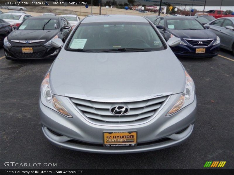 Radiant Silver / Gray 2012 Hyundai Sonata GLS