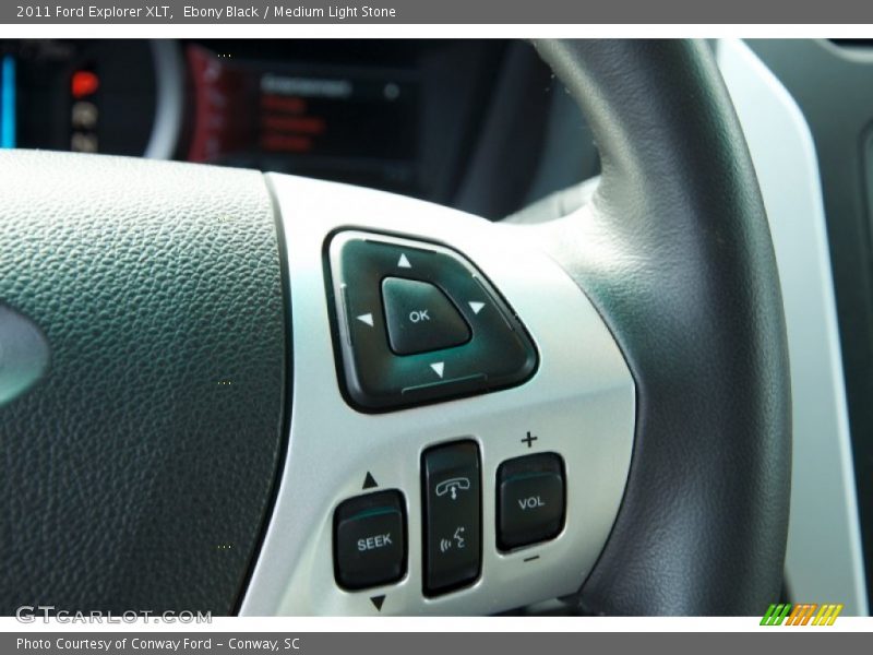 Controls of 2011 Explorer XLT