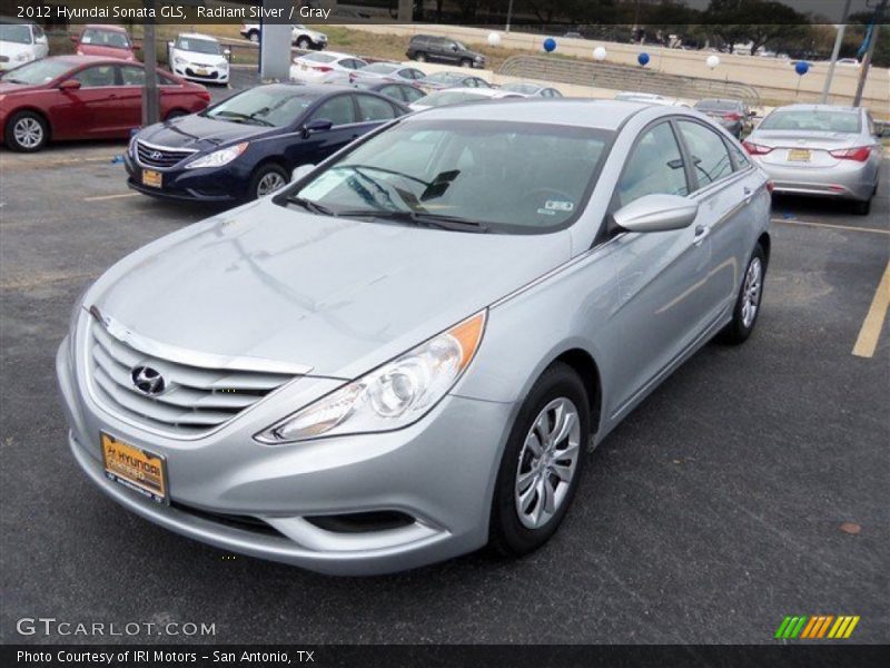 Radiant Silver / Gray 2012 Hyundai Sonata GLS
