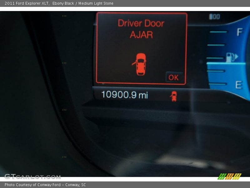 Ebony Black / Medium Light Stone 2011 Ford Explorer XLT