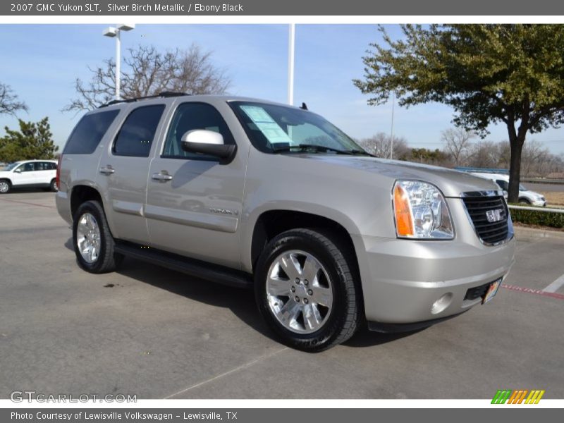 Silver Birch Metallic / Ebony Black 2007 GMC Yukon SLT