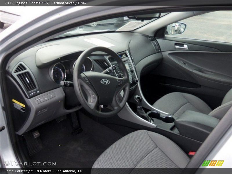 Radiant Silver / Gray 2012 Hyundai Sonata GLS