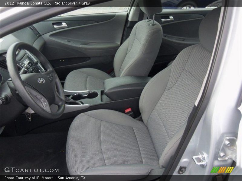 Radiant Silver / Gray 2012 Hyundai Sonata GLS