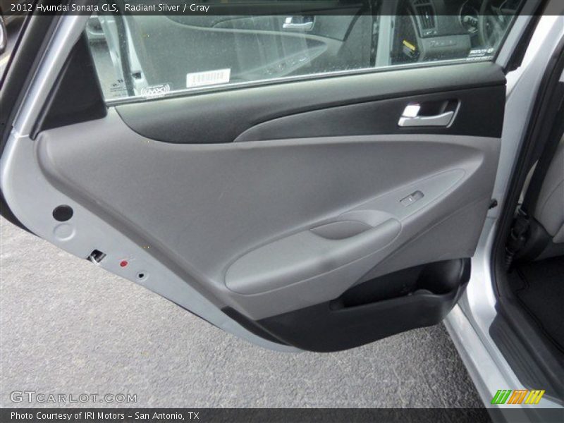 Radiant Silver / Gray 2012 Hyundai Sonata GLS