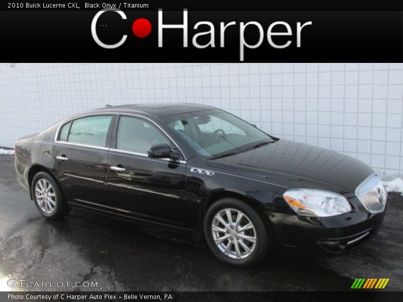 Black Onyx / Titanium 2010 Buick Lucerne CXL