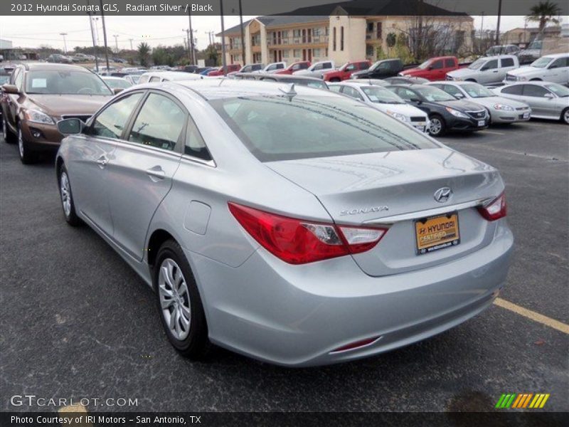 Radiant Silver / Black 2012 Hyundai Sonata GLS